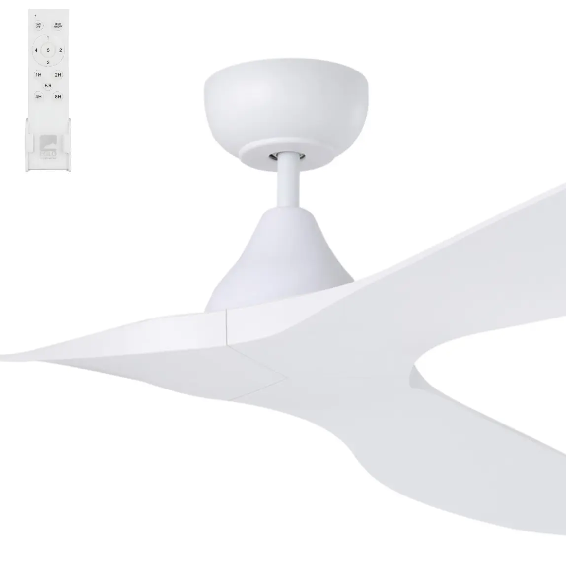 EGLO SURF 72" WHITE DC CEILING FAN - Image 4