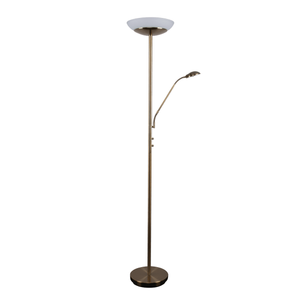 EDEN FLOOR LAMP ANTIQUE BRASS
