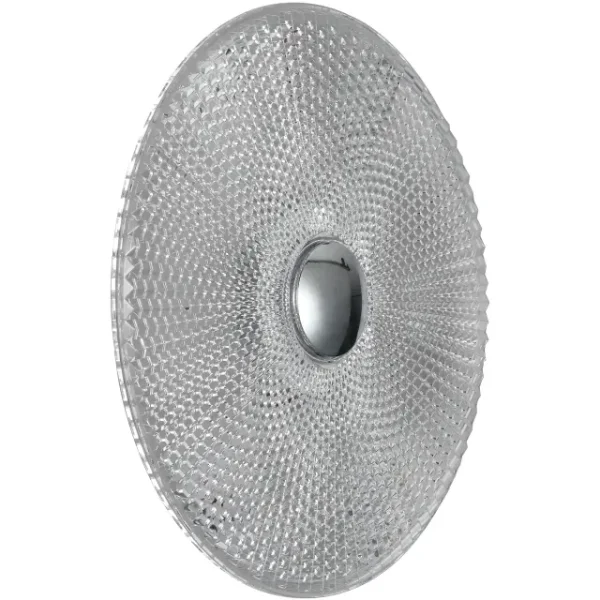 Calibo Bilby Crystalline 300mm Round LED Wall Light | Chrome
